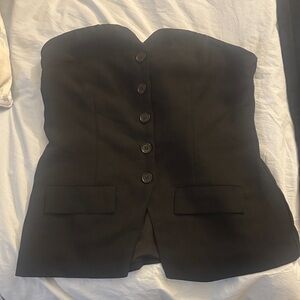 Forever 21 Black Strapless Top